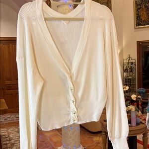 Pearl Placket Cardi Prototype
